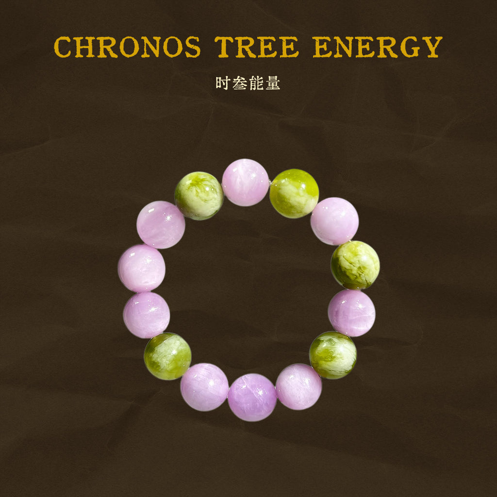 Kunzite｜Serpentine Jade｜Jewelry Bracelet - Chronos Tree Energy