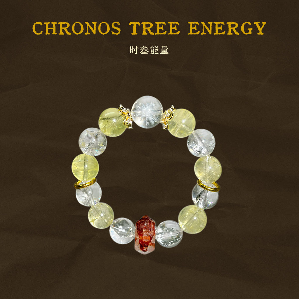 Hematoid Quartz｜Citrine｜Phantom Quartz｜Jewelry Bracelet - Chronos Tree Energy
