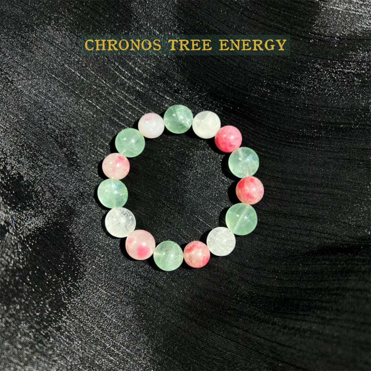 Fluorite｜Rock Crystal｜Rhodonite｜Jewelry Bracelet - Chronos Tree Energy