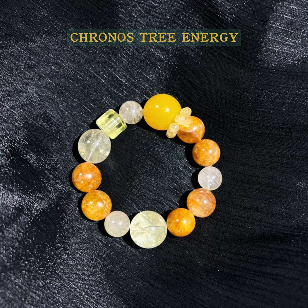 Carnelian｜Hematoid Quartz‌｜Citrine｜Golden Healer｜Rock Crystal｜Jewelry Bracelet - Chronos Tree Energy