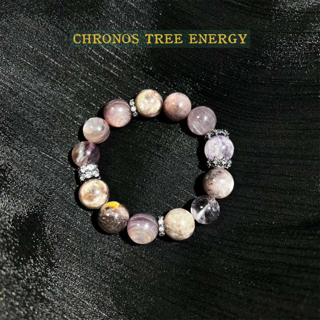 Kunzite｜Amethyst｜Jewelry Bracelet - Chronos Tree Energy