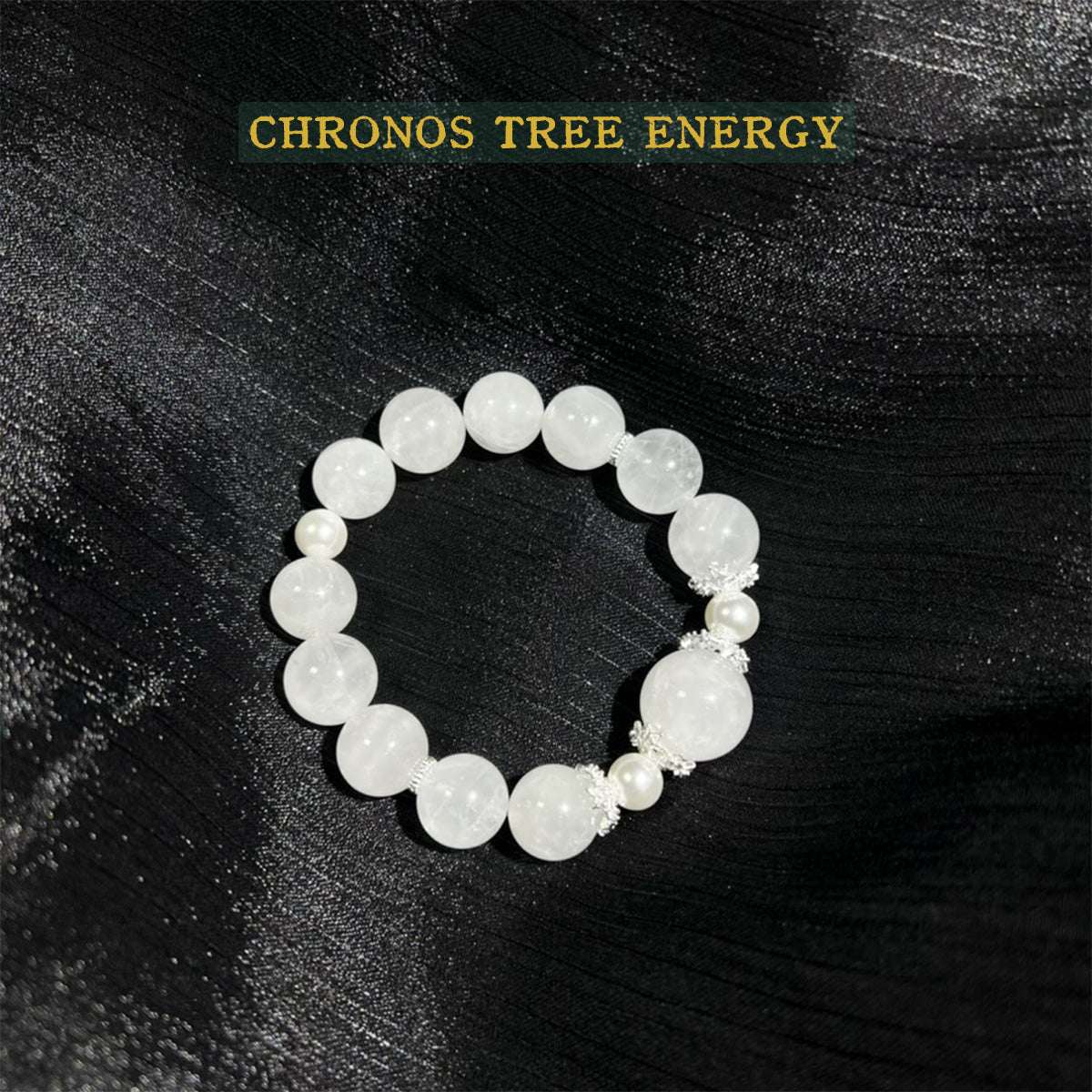 White Phantom Quartz｜Jewelry Bracelet - Chronos Tree Energy