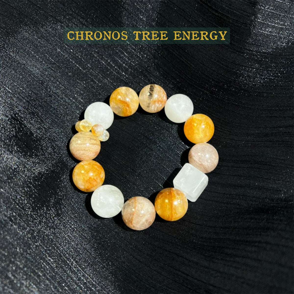 Phantom Quartz｜Golden Healer｜Jewelry Bracelet - Chronos Tree Energy
