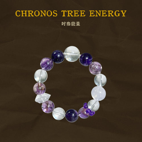 Amethyst｜Rock Crystal｜Super Seven｜Jewelry Bracelet - Chronos Tree Energy