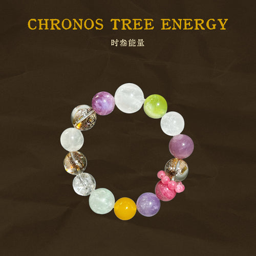 Amethyst｜Rock Crystal｜Super Seven‌｜Rhodonite｜Serpentine Jade｜Phantom Quartz｜Carnelian｜Jewelry Bracelet - Chronos Tree Energy