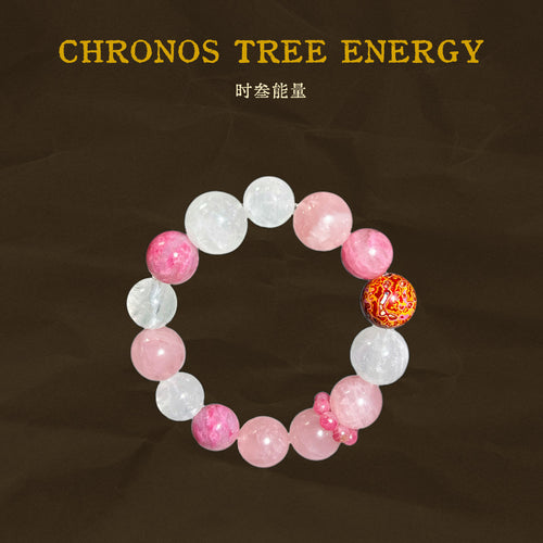 Rose Quartz｜Rock Crystal｜Rhodonite｜Jewelry Bracelet - Chronos Tree Energy