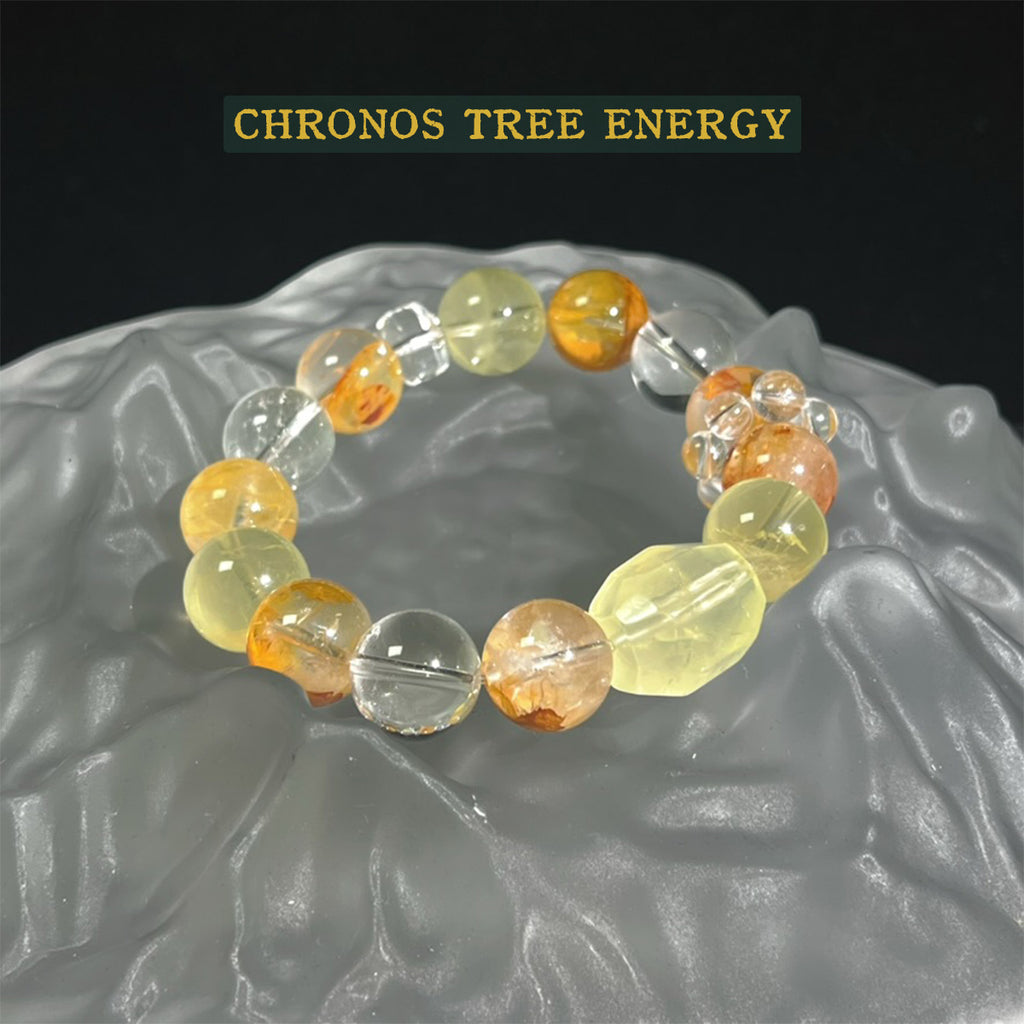 Golden Healer｜Citrine｜Rock Crystal｜Jewelry Bracelet - Chronos Tree Energy