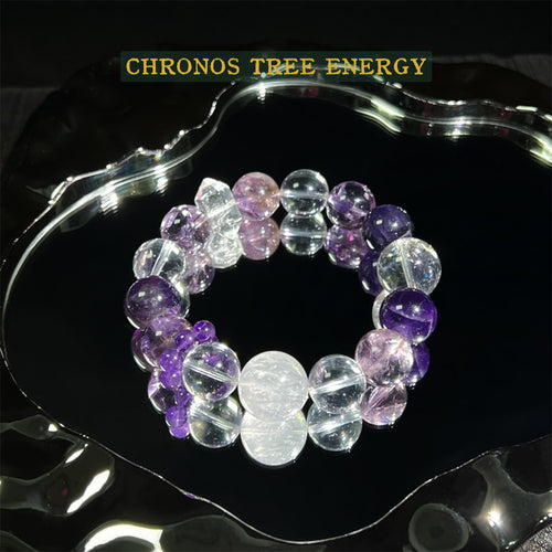 Amethyst｜Rock Crystal｜Super Seven｜Jewelry Bracelet - Chronos Tree Energy
