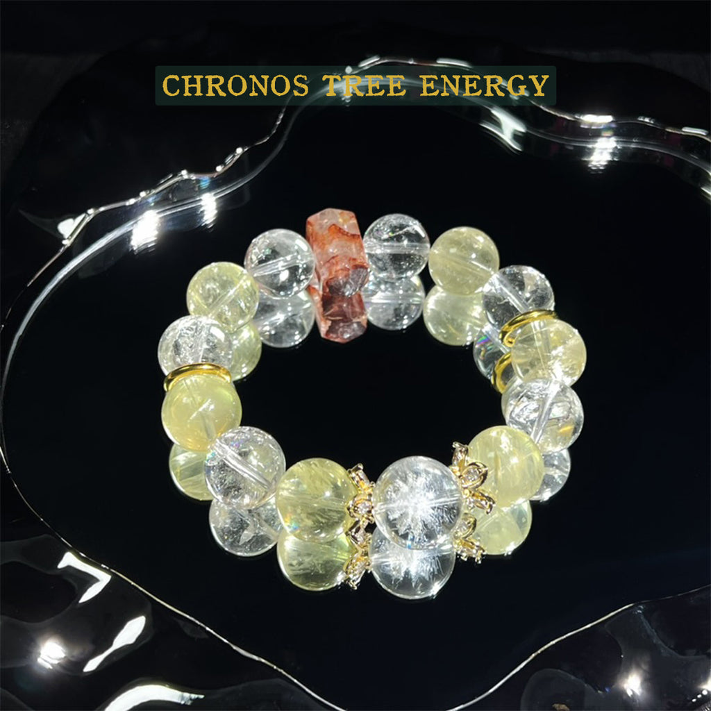 Hematoid Quartz｜Citrine｜Phantom Quartz｜Jewelry Bracelet - Chronos Tree Energy