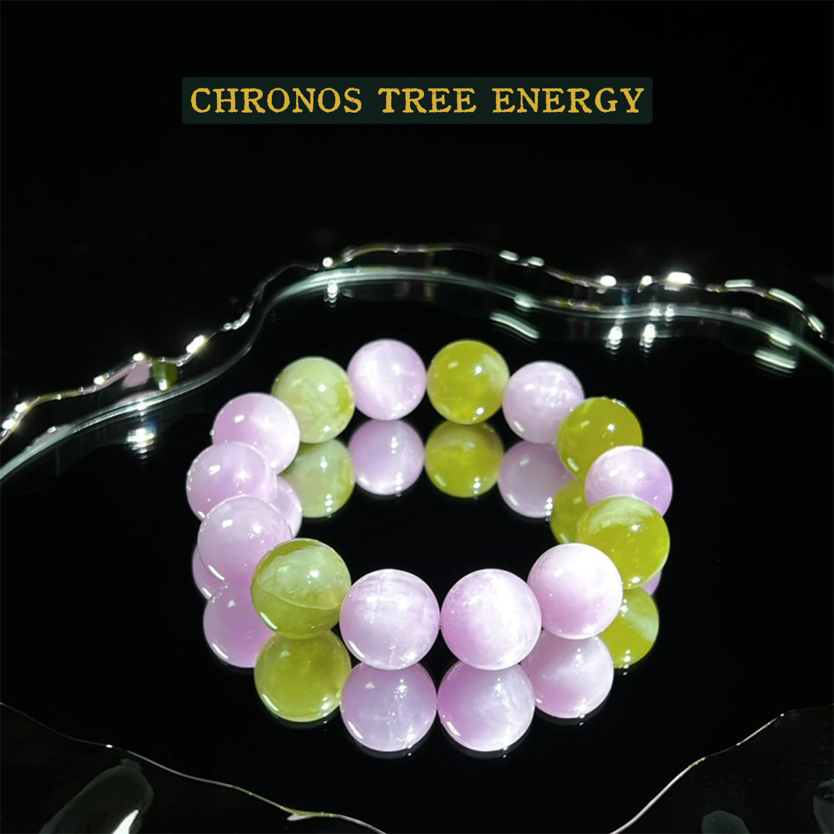 Kunzite｜Serpentine Jade｜Jewelry Bracelet - Chronos Tree Energy