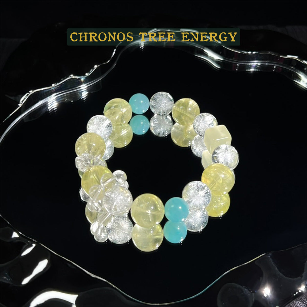 Citrine｜Rock Crystal｜Aquamarine｜Jewelry Bracelet - Chronos Tree Energy