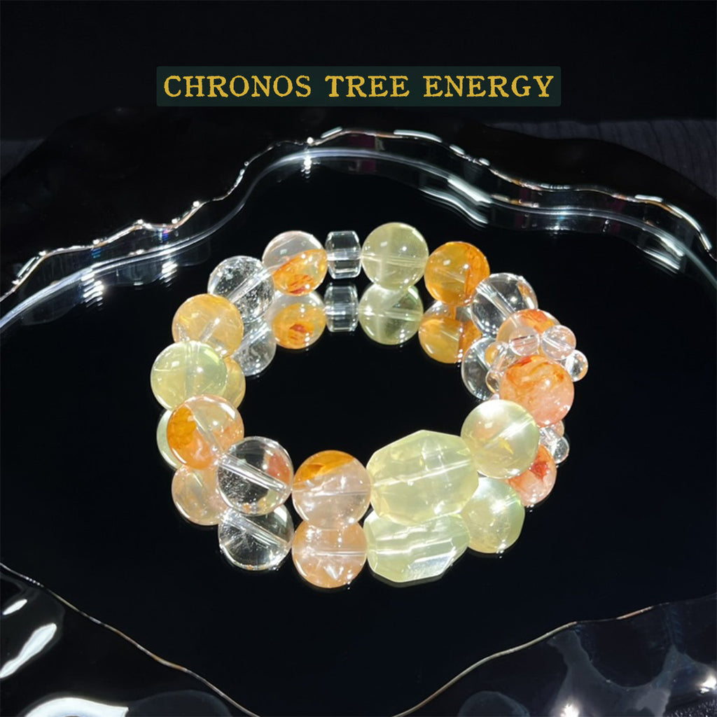 Golden Healer｜Citrine｜Rock Crystal｜Jewelry Bracelet - Chronos Tree Energy