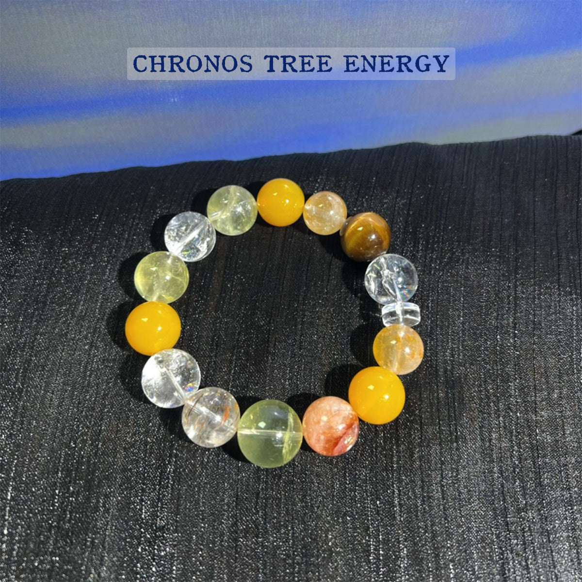 Citrine｜Tigerite｜Carnelian｜Rock Crystal｜Jewelry Bracelet - Chronos Tree Energy