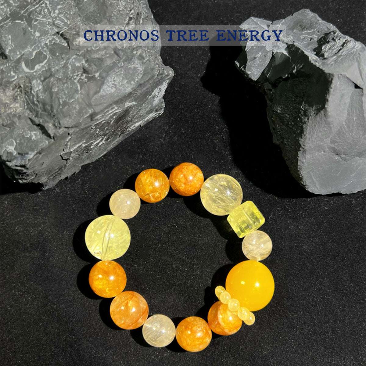 Carnelian｜Hematoid Quartz‌｜Citrine｜Golden Healer｜Rock Crystal｜Jewelry Bracelet - Chronos Tree Energy
