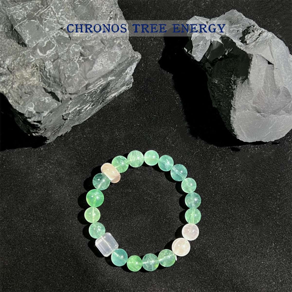 Fluorite｜Rose Quartz｜Jewelry Bracelet - Chronos Tree Energy
