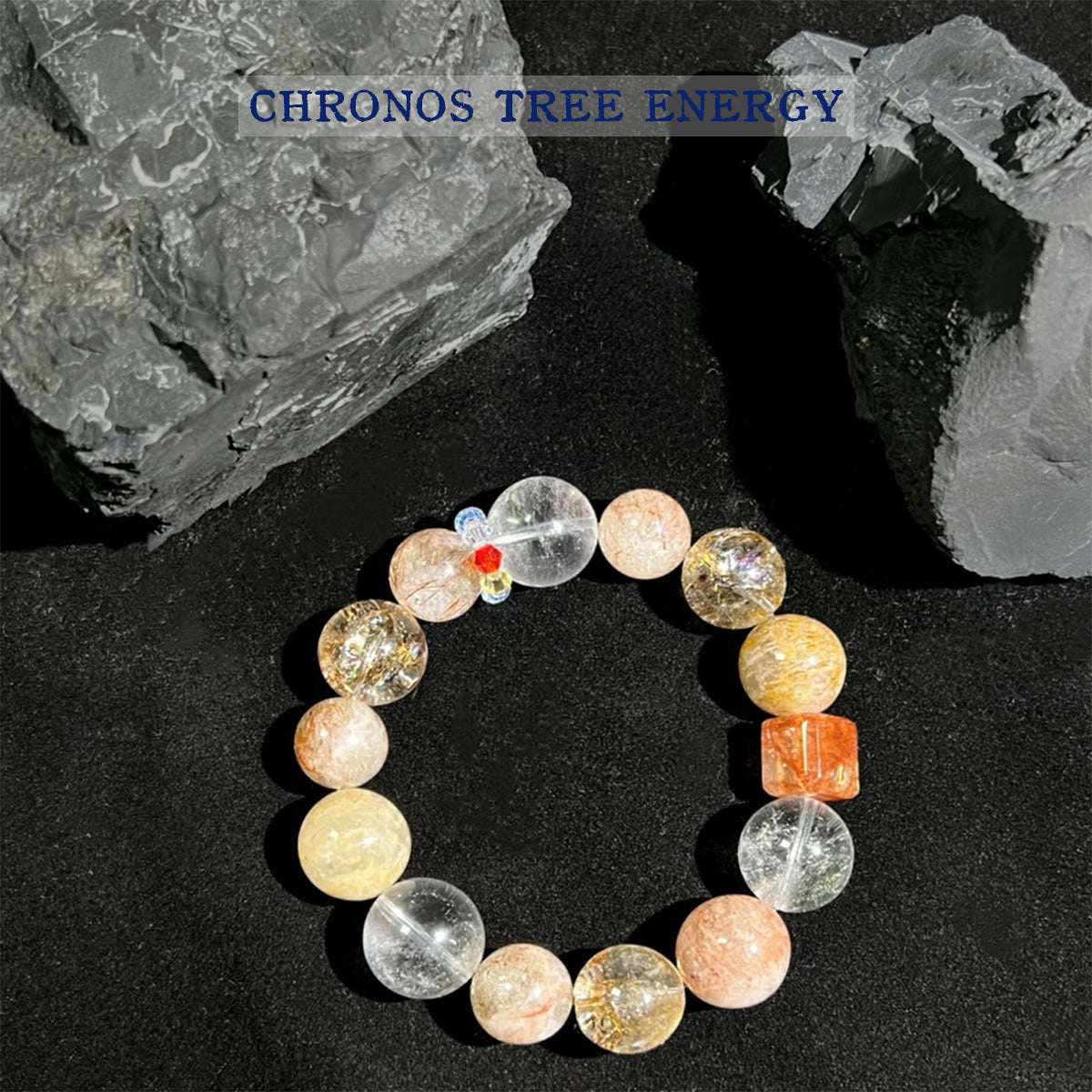 Phantom Ouartz｜Lucky Koi Crystal｜Super Seven｜Jewelry Bracelet - Chronos Tree Energy
