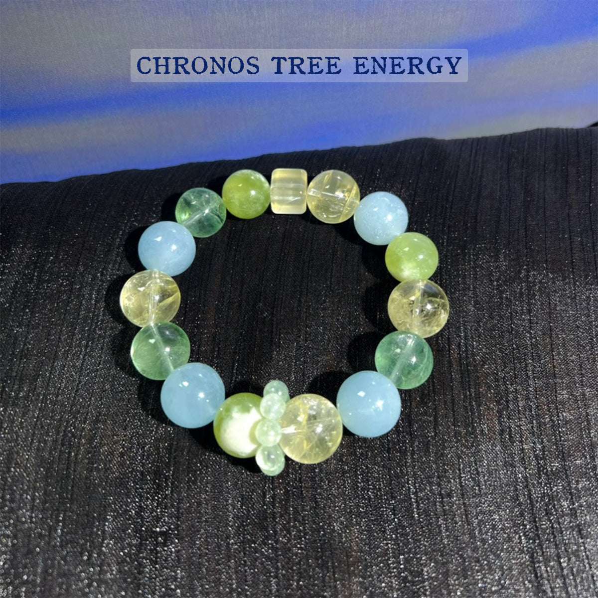 Aquamarine｜Fluorite｜Serpentine Jade｜Citrine｜Jewelry Bracelet - Chronos Tree Energy