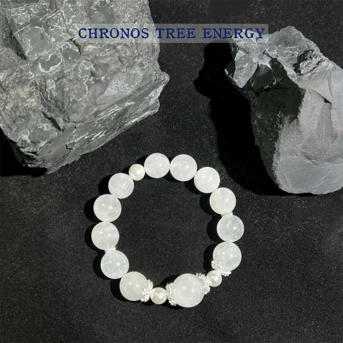 White Phantom Quartz｜Jewelry Bracelet - Chronos Tree Energy