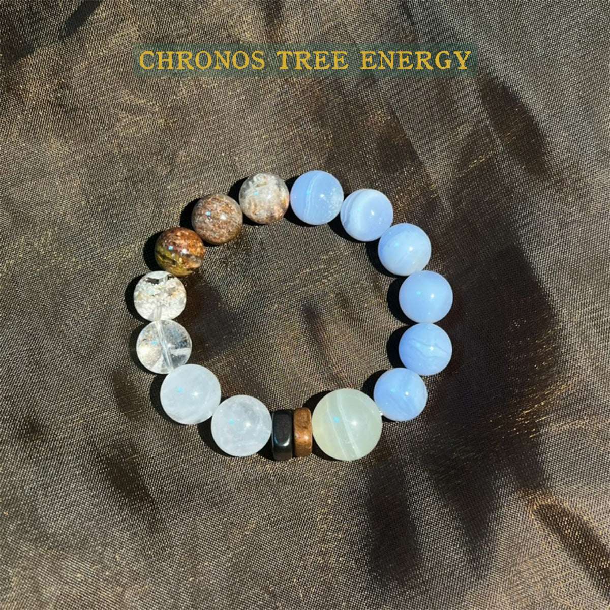 Blue Lace Agate｜Phantom Quartz｜Citrine｜Rock Crystal｜Jewelry Bracelet - Chronos Tree Energy