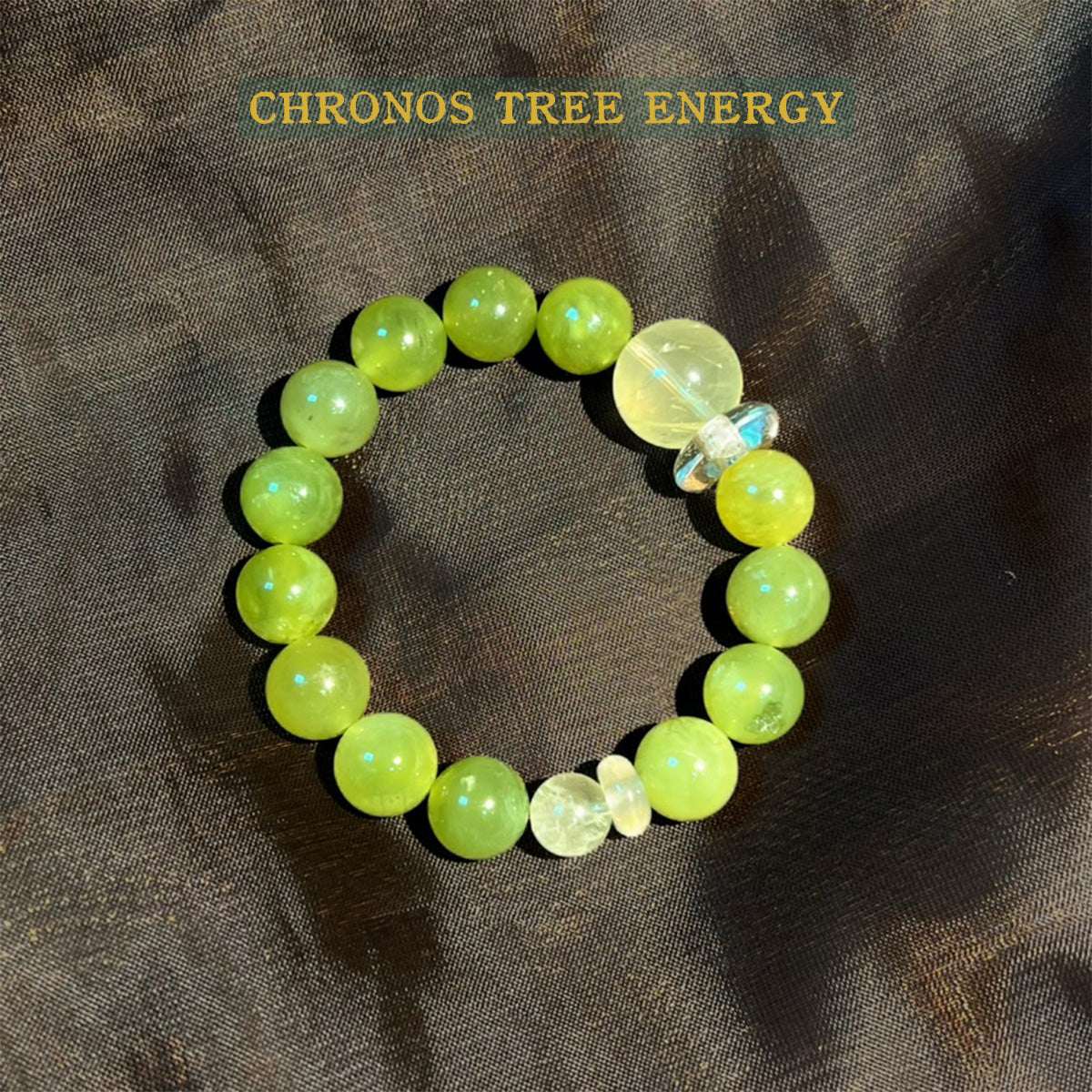 Serpentine Jade｜Citrine｜Jewelry Bracelet - Chronos Tree Energy