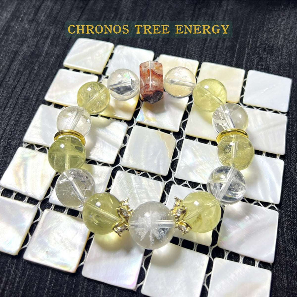 Hematoid Quartz｜Citrine｜Phantom Quartz｜Jewelry Bracelet - Chronos Tree Energy