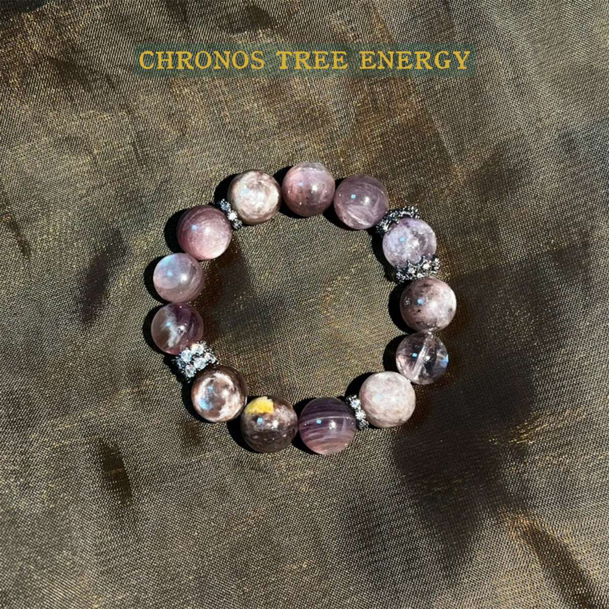 Kunzite｜Amethyst｜Jewelry Bracelet - Chronos Tree Energy
