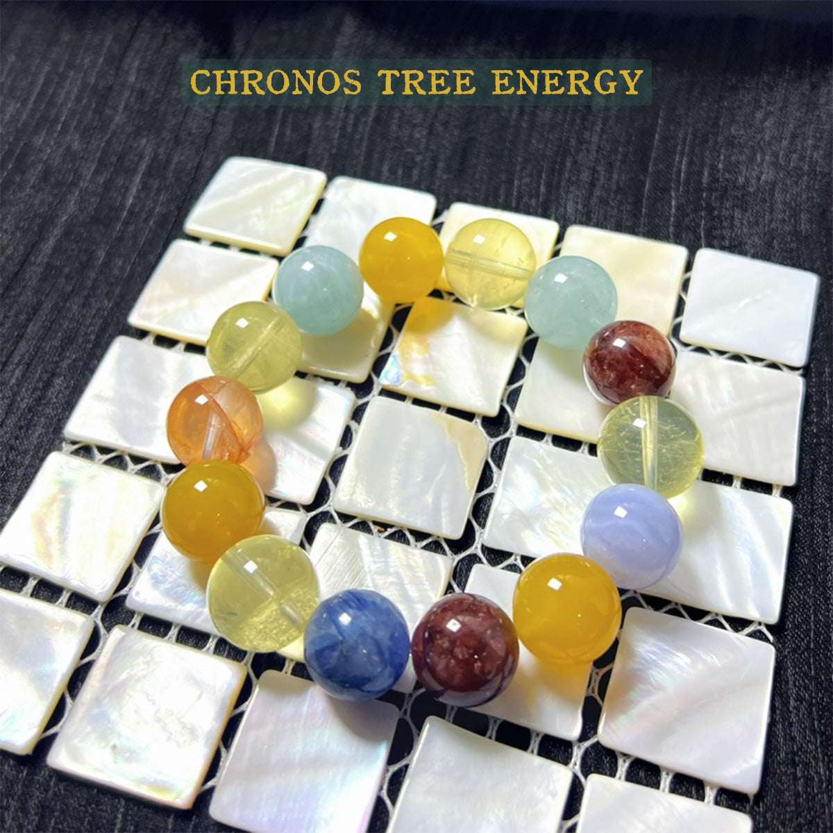 Aquamarine｜Carnelian｜Citrine｜Tigerite｜Kyanite｜Blue Lace Agate｜Hematoid Quartz‌｜Jewelry Bracelet - Chronos Tree Energy