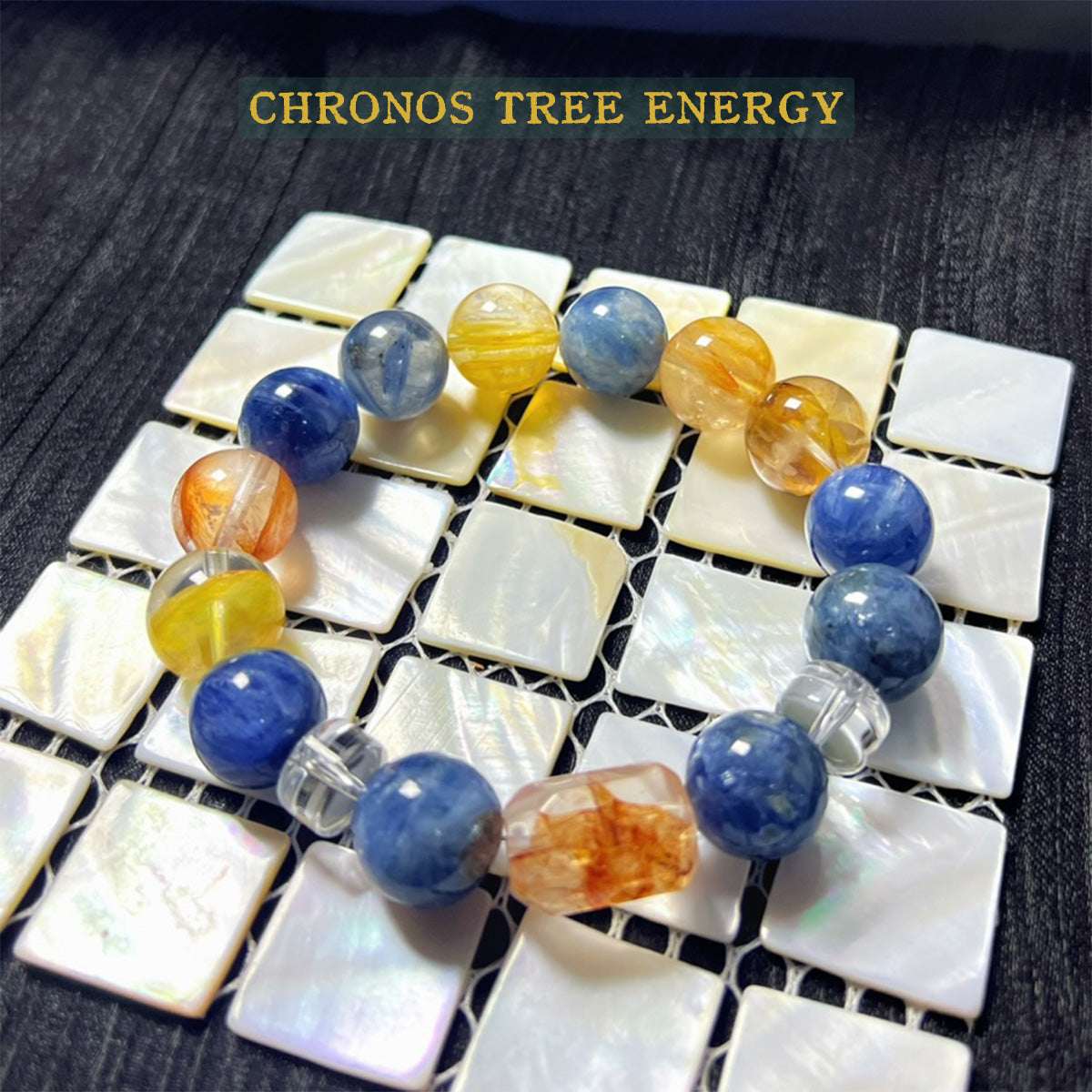 Kyanite｜Golden Healer｜Jewelry Bracelet - Chronos Tree Energy