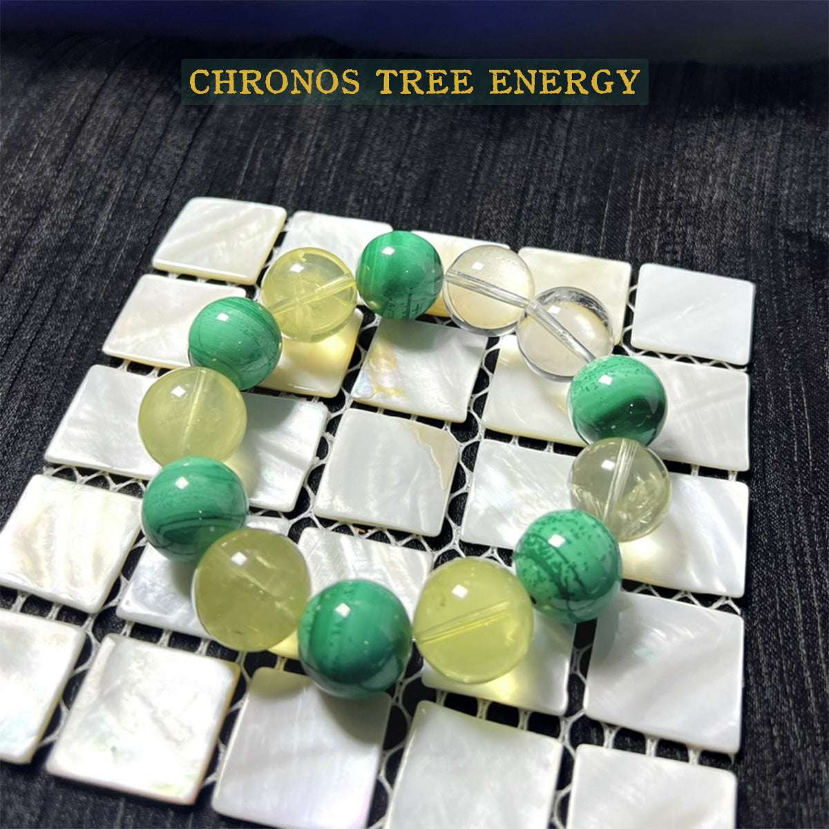 Malachite｜Citrine｜Rock Crystal｜Jewelry Bracelet - Chronos Tree Energy