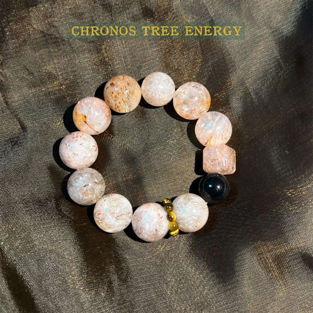 Super Seven｜Silver Obsidian｜Jewelry Bracelet - Chronos Tree Energy
