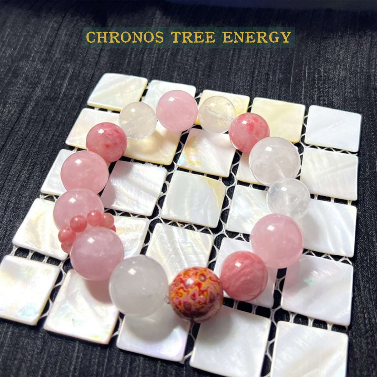 Rose Quartz｜Rock Crystal｜Rhodonite｜Jewelry Bracelet - Chronos Tree Energy