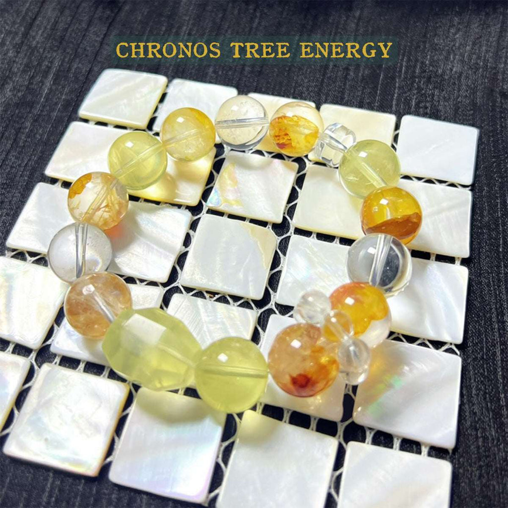 Golden Healer｜Citrine｜Rock Crystal｜Jewelry Bracelet - Chronos Tree Energy