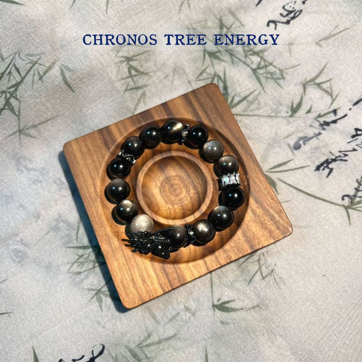 Silver Obsidian｜Jewelry Bracelet - Chronos Tree Energy