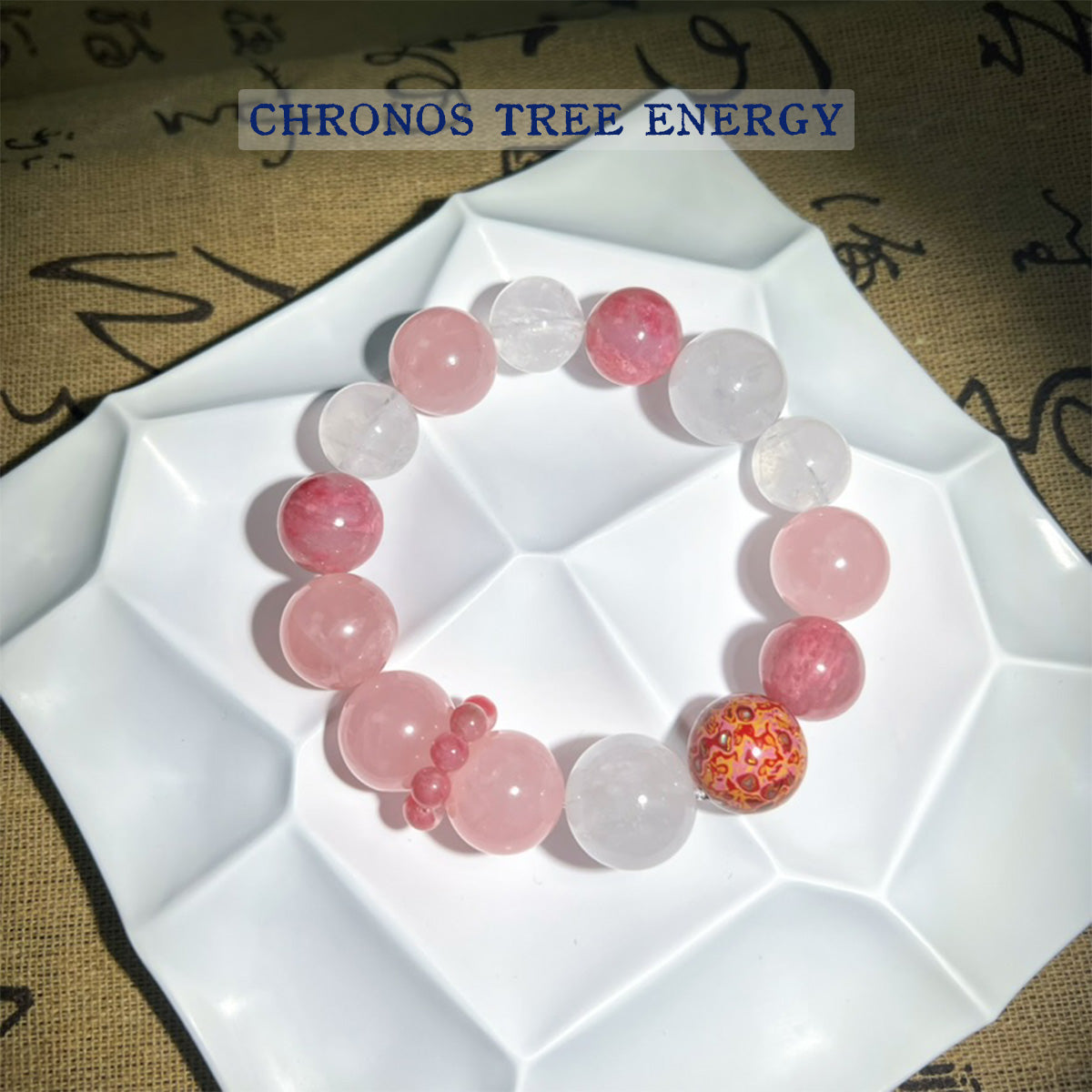 Rose Quartz｜Rock Crystal｜Rhodonite｜Jewelry Bracelet - Chronos Tree Energy