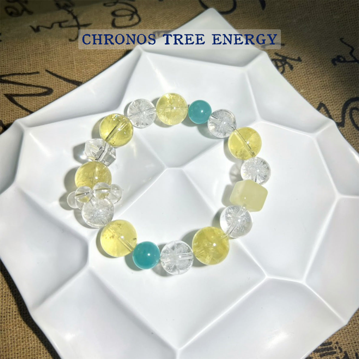 Citrine｜Rock Crystal｜Aquamarine｜Jewelry Bracelet - Chronos Tree Energy