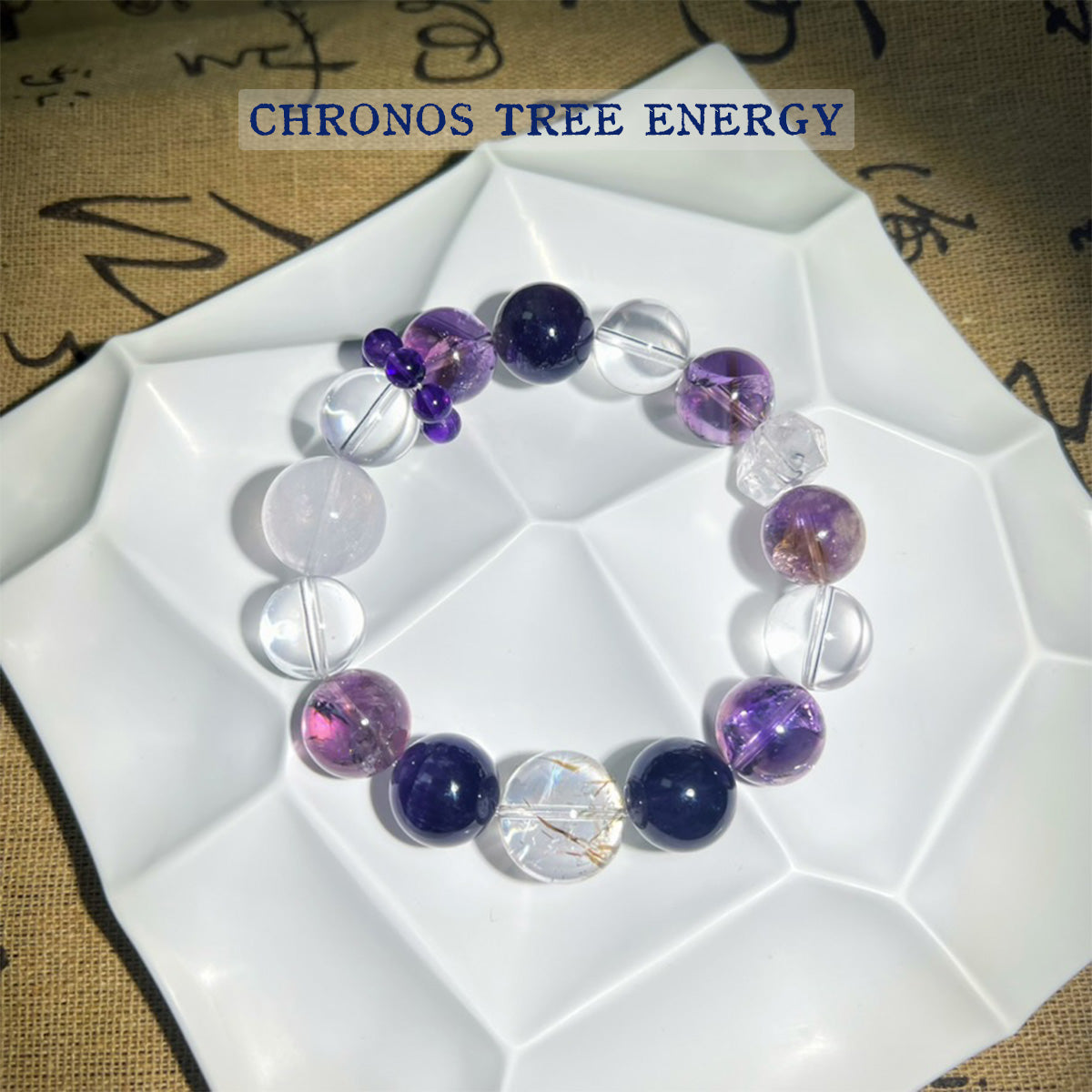 Amethyst｜Rock Crystal｜Super Seven｜Jewelry Bracelet - Chronos Tree Energy