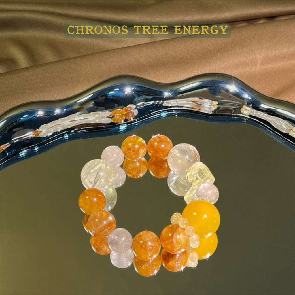 Carnelian｜Hematoid Quartz‌｜Citrine｜Golden Healer｜Rock Crystal｜Jewelry Bracelet - Chronos Tree Energy