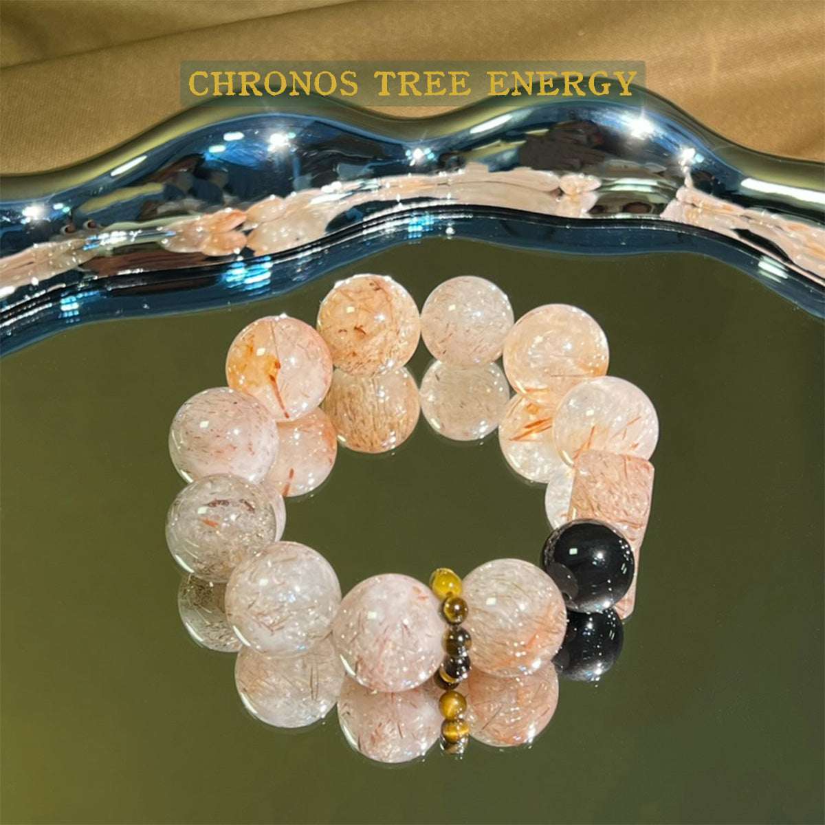 Super Seven｜Silver Obsidian｜Jewelry Bracelet - Chronos Tree Energy