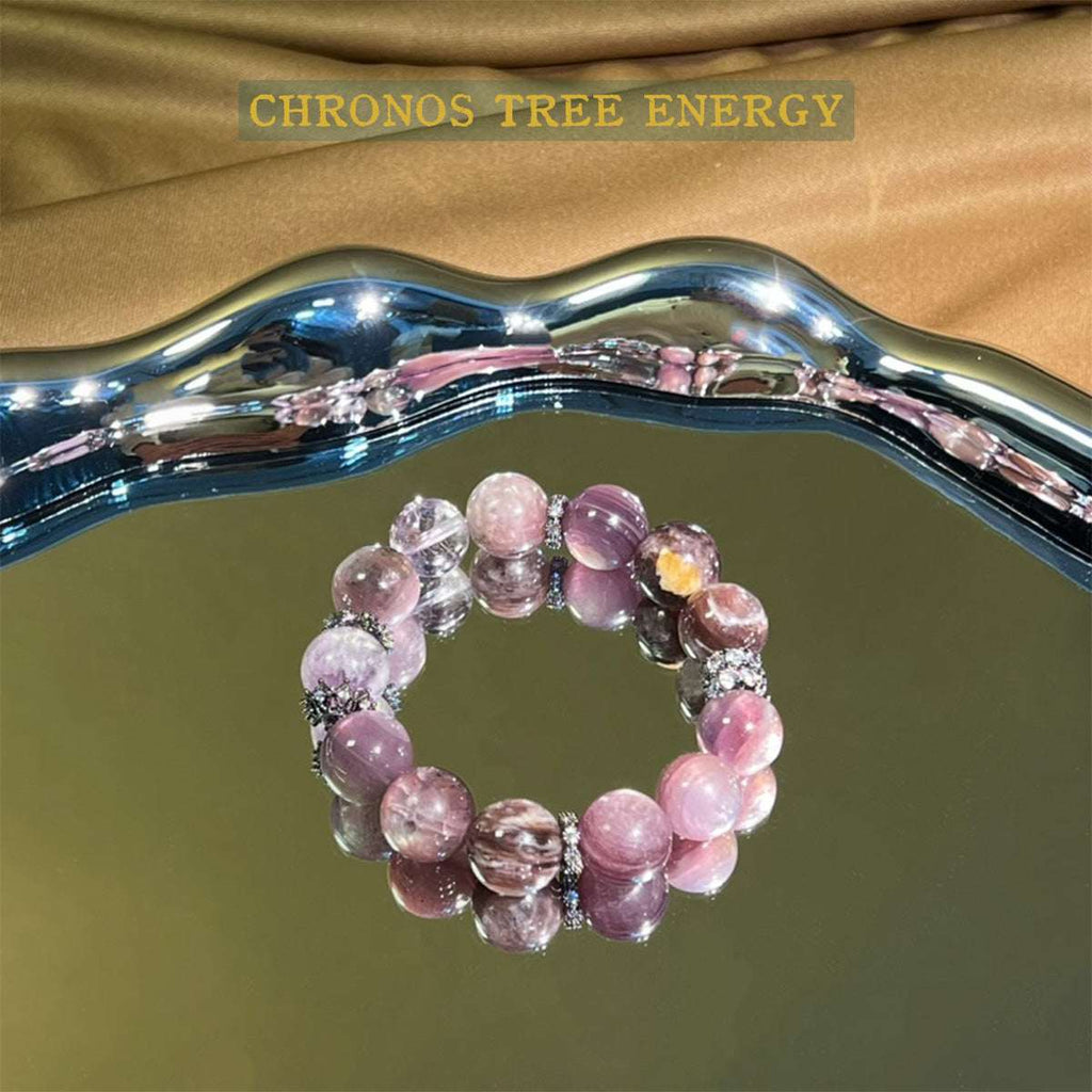 Kunzite｜Amethyst｜Jewelry Bracelet - Chronos Tree Energy