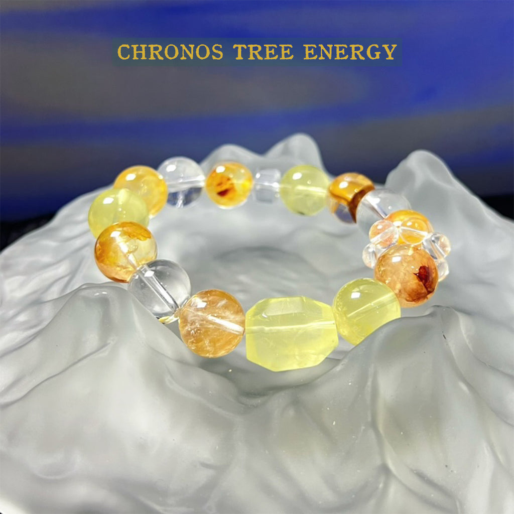 Golden Healer｜Citrine｜Rock Crystal｜Jewelry Bracelet - Chronos Tree Energy