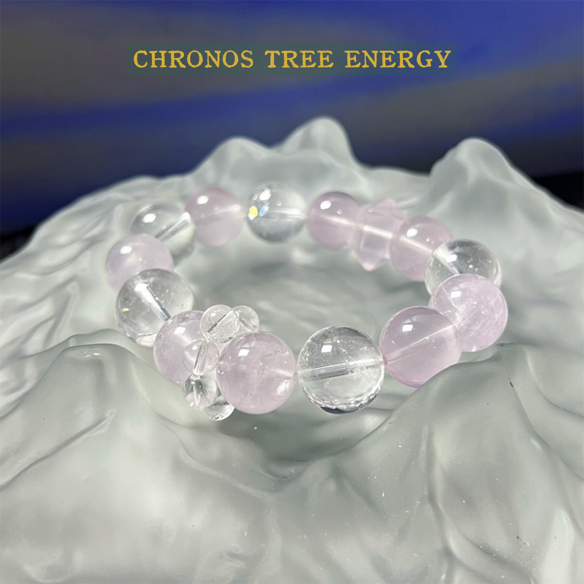 Rose Quartz｜Rock Crystal｜Jewelry Bracelet - Chronos Tree Energy