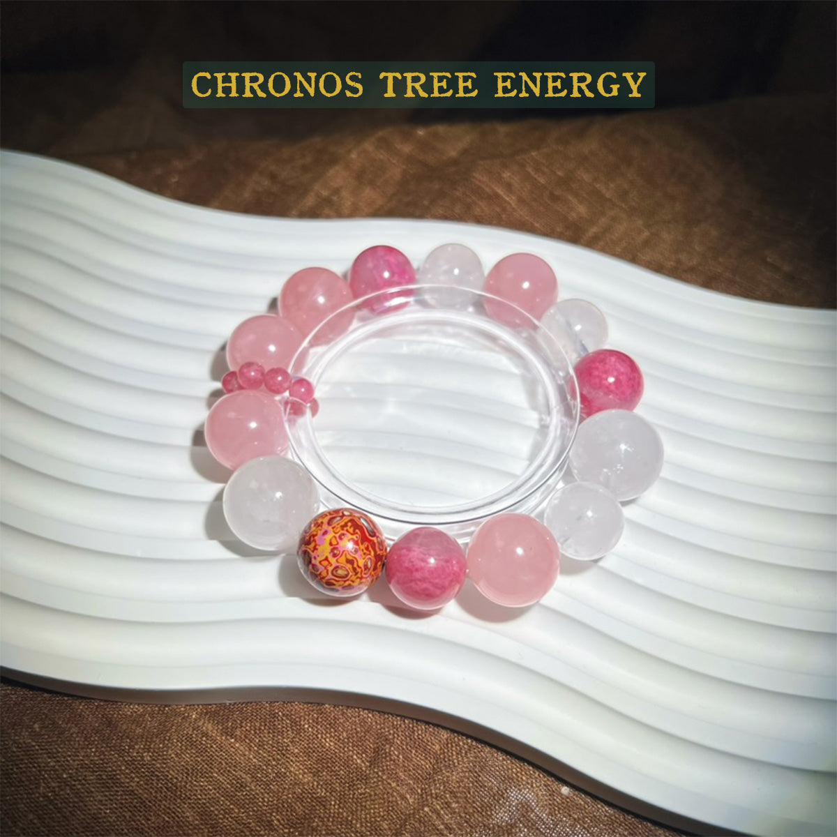 Rose Quartz｜Rock Crystal｜Rhodonite｜Jewelry Bracelet - Chronos Tree Energy