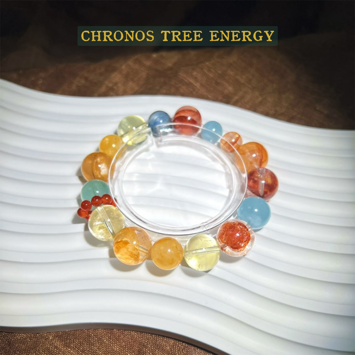 Hematoid Quartz｜Golden Healer｜Aquamarine｜Citrine｜Kyanite｜Jewelry Bracelet - Chronos Tree Energy