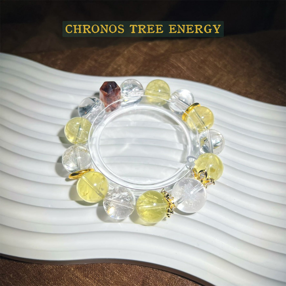 Hematoid Quartz｜Citrine｜Phantom Quartz｜Jewelry Bracelet - Chronos Tree Energy