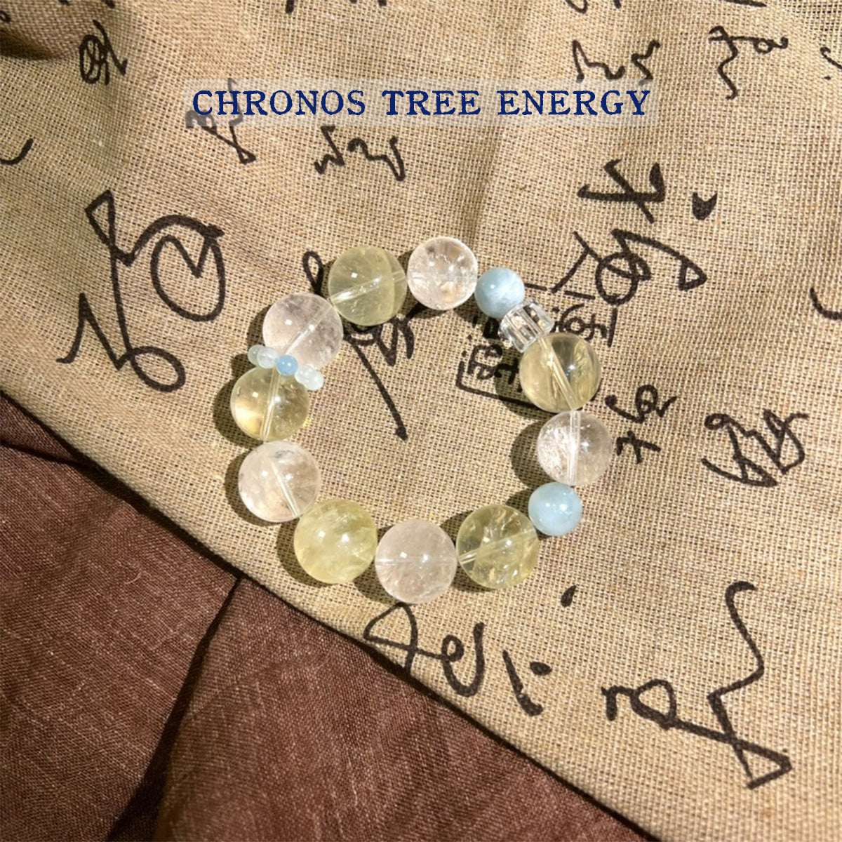 Citrine｜Rock Crystal｜Aquamarine｜Jewelry Bracelet - Chronos Tree Energy