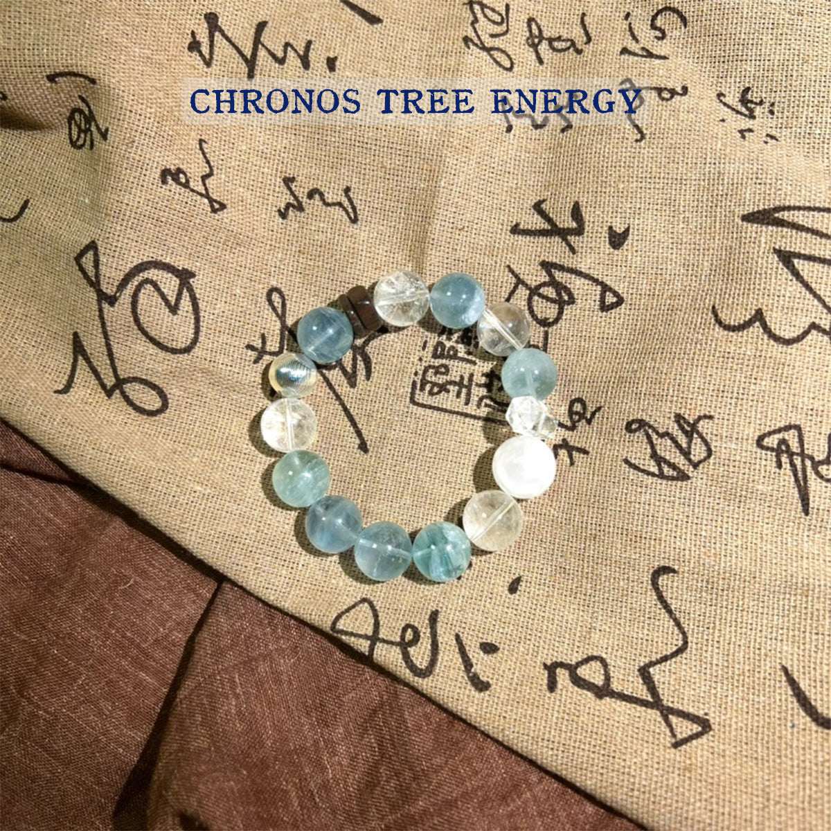 Green Fluorite｜White-Phantom｜Rock Crystal｜Jewelry Bracelet - Chronos Tree Energy