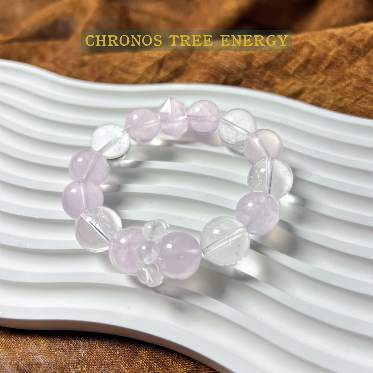 Rose Quartz｜Rock Crystal｜Jewelry Bracelet - Chronos Tree Energy