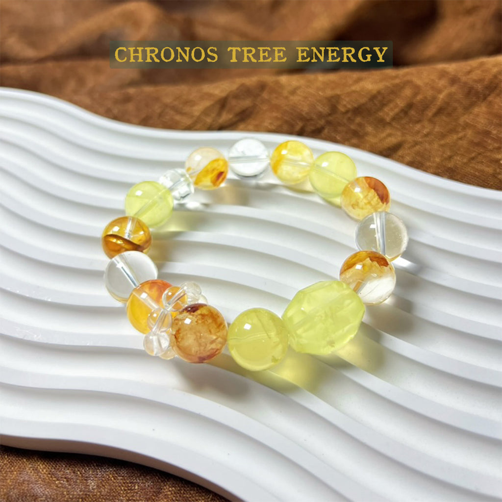 Golden Healer｜Citrine｜Rock Crystal｜Jewelry Bracelet - Chronos Tree Energy